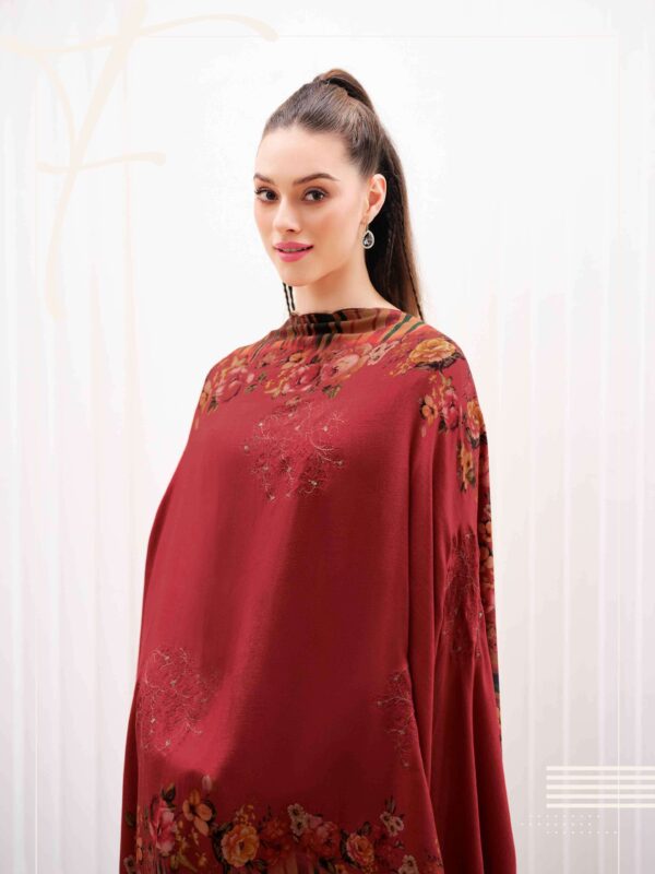My Fashion Road Varsha Poetry Exclusive Woven Pattern Pashmina Silk Suit | PT-01
