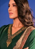 My Fashion Road Varsha Raqs Fancy Woven Pattern Pashmina Suit | RK-04