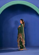 My Fashion Road Varsha Raqs Fancy Woven Pattern Pashmina Suit | RK-04