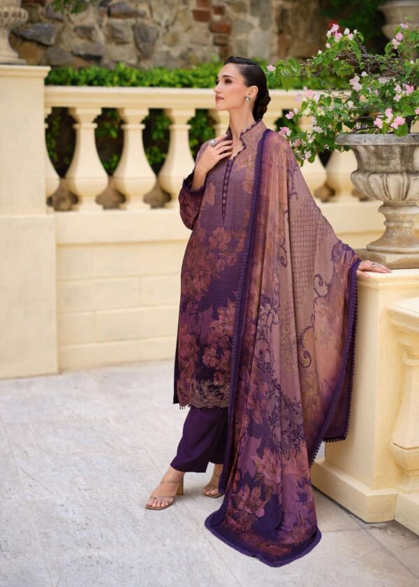 My Fashion Road Varsha Violette Exclusive Modal Pashmina Suit | VT-01