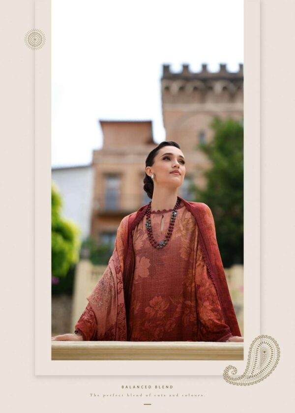 My Fashion Road Varsha Violette Exclusive Modal Pashmina Suit | VT-03
