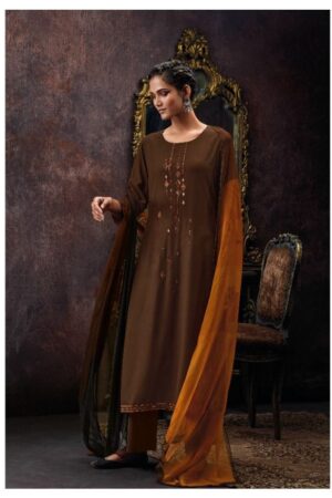 My Fashion Road Ganga Vipas Pure Pashmina Winter Unstitched Suit | 1302