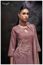 My Fashion Road Ganga Areum Pashmina Winter Unstitched Suit | S2965-D My Fashion Road Ganga Areum Pashmina Winter Unstitched Suit | S2965-D