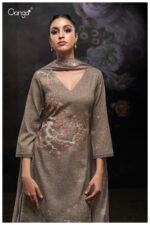 My Fashion Road Ganga Areum Pashmina Winter Unstitched Suit | S2965-B