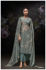 My Fashion Road Ganga Areum Pashmina Winter Unstitched Suit | S2965-A