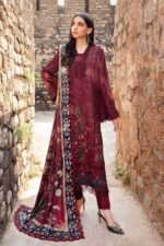 My Fashion Road MARIA. B. MPrint Linen Winter Unstitched Collection 2024 | MPT-2401-B