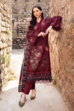 My Fashion Road MARIA. B. MPrint Linen Winter Unstitched Collection 2024 | MPT-2401-B