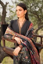 My Fashion Road MARIA. B. MPrint Linen Winter Unstitched Collection 2024 | MPT-2402-B