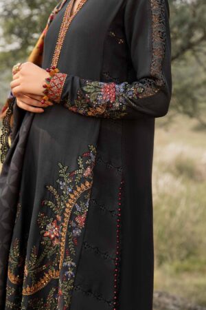 My Fashion Road MARIA. B. MPrint Linen Winter Unstitched Collection 2024 | MPT-2402-B