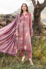 My Fashion Road MARIA. B. MPrint Linen Winter Unstitched Collection 2024 | MPT-2404-A