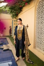 My Fashion Road Naariti Chintz Velvet Winter Unstitched Collection Ladies Suit – B