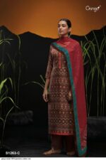 My Fashion Road Ganga Anala Pashmina Winter Unstitched Suit | S1263-C