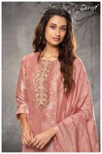 My Fashion Road Ganga Fashion Chimeg Designer Jacquard Silk Partywear Suit | S2898-B