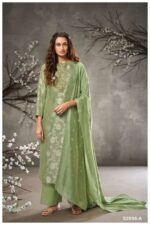 My Fashion Road Ganga Fashion Chimeg Designer Jacquard Silk Partywear Suit | S2898-A