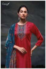 My Fashion Road Ganga Fashion Daleka Fancy Silk Ladies Suit | S3050-A