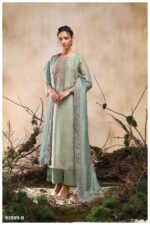 My Fashion Road Ganga Fashion Esraa Partywear Style Designer Silk Unstitched Suit | S2899-B