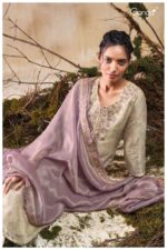My Fashion Road Ganga Fashion Esraa Partywear Style Designer Silk Unstitched Suit | S2899-A
