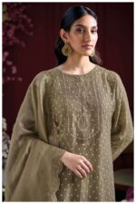 My Fashion Road Ganga Fashion Kiely Designer Silk Unstitched Suit | S2945-A