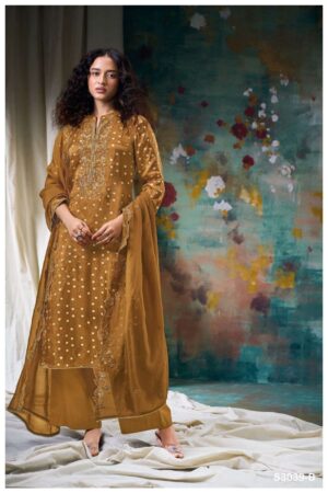 My Fashion Road Ganga Fashion Lenka Exclusive Fancy Silk Ladies Suit | S3039-B