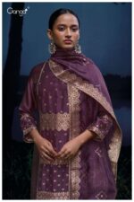 My Fashion Road Ganga Fashion Rithanya Party Wear Silk Ladies Suit | S3059-B