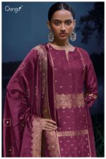 My Fashion Road Ganga Fashion Rithanya Party Wear Silk Ladies Suit | S3059-A