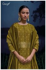 My Fashion Road Ganga Fashion Rithanya Party Wear Silk Ladies Suit | S3059-C