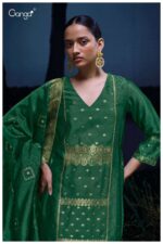 My Fashion Road Ganga Fashion Rithanya Party Wear Silk Ladies Suit | S3059-D
