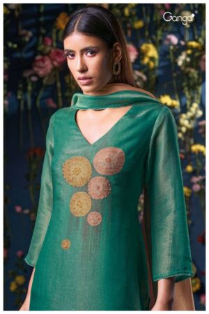 My Fashion Road Ganga Fashion Ritika Fancy Silk Premium Designs Suit | S3072-C