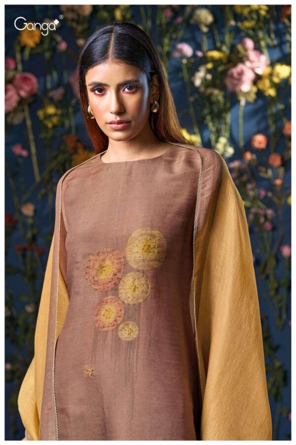 My Fashion Road Ganga Fashion Ritika Fancy Silk Premium Designs Suit | S3072-A