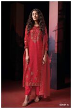 My Fashion Road Ganga Fashion Shway Fancy Russian Silk Premium Design Unstitched Suit | S3031-A My Fashion Road Ganga Fashion Shway Fancy Russian Silk Premium Design Unstitched Suit | S3031-A