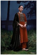 My Fashion Road Ganga Fashion Siara Latest Design Velvet Winter Suit | S3065-D My Fashion Road Ganga Fashion Siara Latest Design Velvet Winter Suit | S3065-D