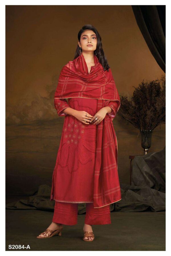 My Fashion Road Ganga Havanah Premium Wear Winter Ladies Suit | S2084-A