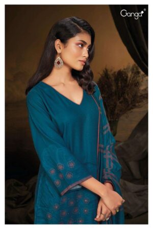 My Fashion Road Ganga Havanah Premium Wear Winter Ladies Suit | S2084-B