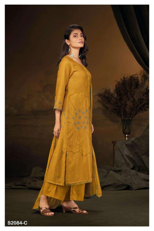 My Fashion Road Ganga Havanah Premium Wear Winter Ladies Suit | S2084-C