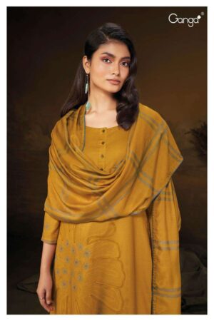 My Fashion Road Ganga Havanah Premium Wear Winter Ladies Suit | S2084-C