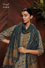My Fashion Road Ganga Keya Designer Printed Pashmina Winter Unstitched Suit | S1182-B My Fashion Road Ganga Keya Designer Printed Pashmina Winter Unstitched Suit | S1182-B