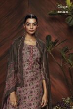 My Fashion Road Ganga Keya Designer Printed Pashmina Winter Unstitched Suit | S1182-C