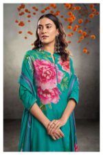 My Fashion Road Ganga Sadhya Digital Floral Print Winter Wear Suit | S2036-C