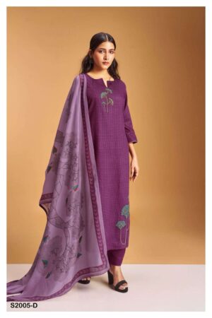 My Fashion Road Ganga Seona Winter Wear Pashmina Traditional Suit | S2005-D