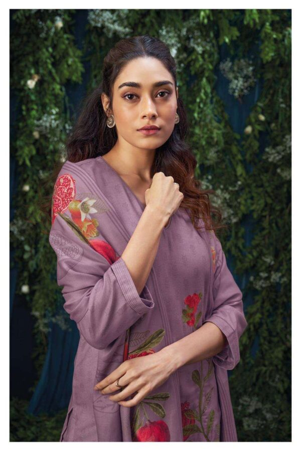 My Fashion Road Ganga Serina Winter Wear Pashmina Traditional Ladies Suit | S1989-B