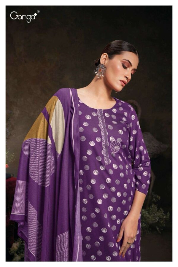 My Fashion Road Ganga Sukama Traditional Wear Branded Pashmina Ladies Suit | S2014-D