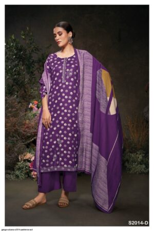 My Fashion Road Ganga Sukama Pashmina Winter Unstitched Suit | S2014-D