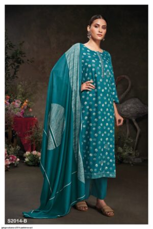 My Fashion Road Ganga Sukama Pashmina Winter Unstitched Suit | S2014-B