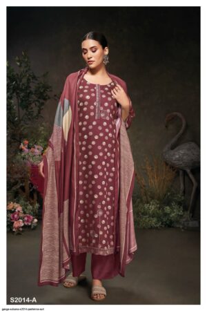 My Fashion Road Ganga Sukama Pashmina Winter Unstitched Suit | S2014-A