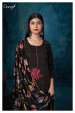 My Fashion Road Ganga Taryn Pure Pashmina Winter Unstitched Suit | S2072-B