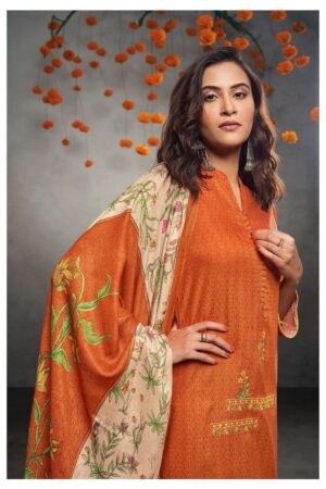 My Fashion Road Ganga Variyan Exclusive Pashmina Winter Unstitched Suit | S2008-A