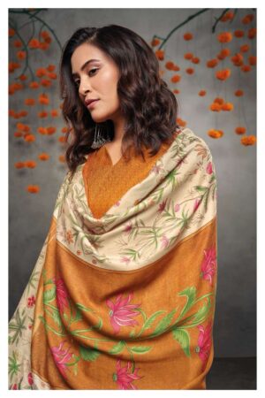 My Fashion Road Ganga Variyan Exclusive Pashmina Winter Unstitched Suit | S2008-C