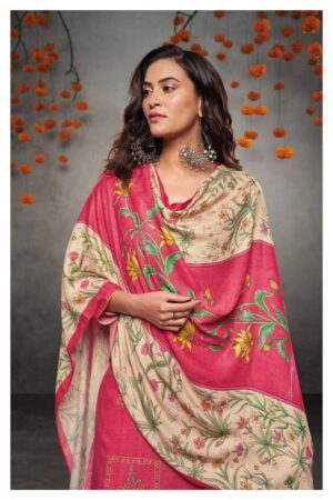 My Fashion Road Ganga Variyan Exclusive Pashmina Winter Unstitched Suit | S2008-D