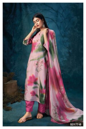 My Fashion Road Ganga Wilma Exclusive Pure Pashmina Winter Suit | S2177-B