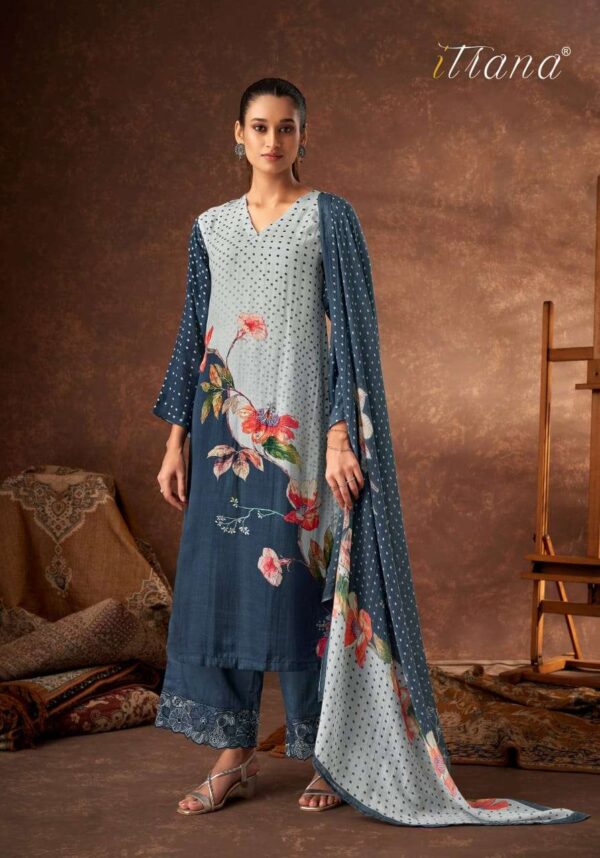 My Fashion Road Itrana Pavitra Muslin Silk Digital Prints Suit | 469